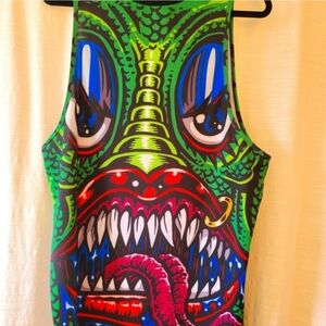 Monster Graphic Tank Top